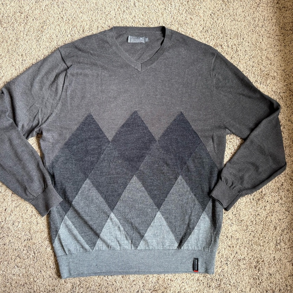 Vintage Mizuno Sweater Fox Chapel Golf Club Pittsburgh Pennsylvania Xl Gray View 5